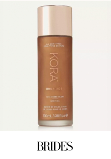 Brides recommends the Noni Glow Body Oil for combatting dry skin
